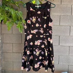 Floral dress.